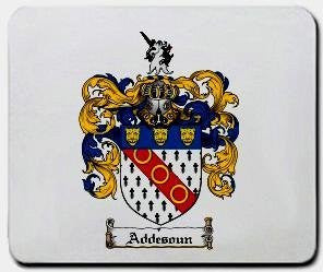 Addesoun coat of arms mouse pad