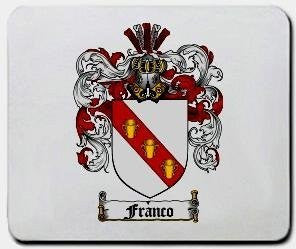 Franco coat of arms mouse pad