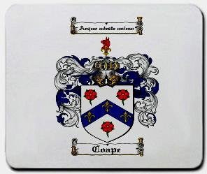 Coape coat of arms mouse pad