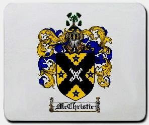 Mcchristie coat of arms mouse pad