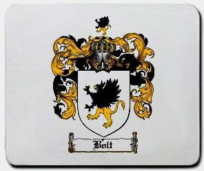 Bolt coat of arms mouse pad