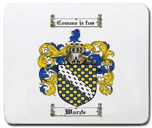 Warde coat of arms mouse pad