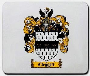 Cleggett coat of arms mouse pad