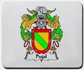 Pujol coat of arms mouse pad