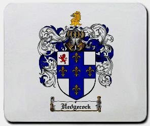 Hedgecock coat of arms mouse pad