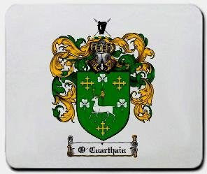 O'cuarthain coat of arms mouse pad
