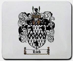 Luck coat of arms mouse pad