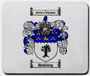 Dowling coat of arms mouse pad
