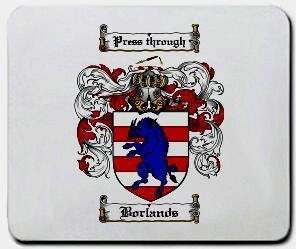 Borlands coat of arms mouse pad