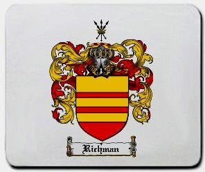 Richman coat of arms mouse pad