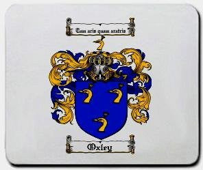 Oxley coat of arms mouse pad