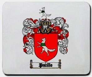 Pacillo coat of arms mouse pad