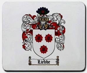 Liebbe coat of arms mouse pad