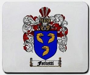 Ferretti coat of arms mouse pad