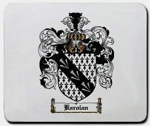 Karolan coat of arms mouse pad