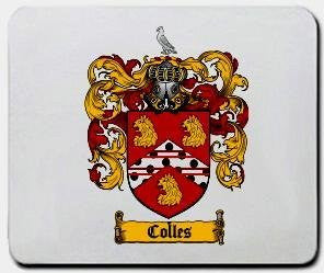 Colles coat of arms mouse pad