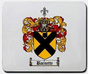 Barnette coat of arms mouse pad
