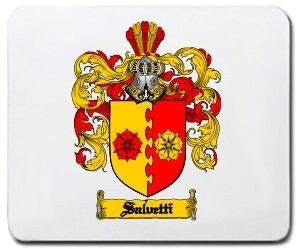 Salvetti coat of arms mouse pad