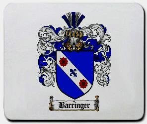 Barringer coat of arms mouse pad