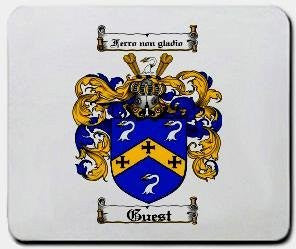Guest coat of arms mouse pad