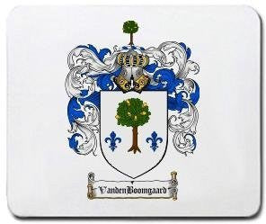 Vandenboomgaard coat of arms mouse pad