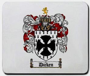Dicken coat of arms mouse pad