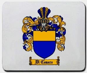 Di-cesare coat of arms mouse pad