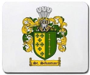 St-sebastian coat of arms mouse pad