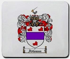 Ableman coat of arms mouse pad