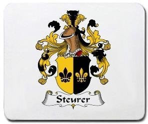 Steurer coat of arms mouse pad