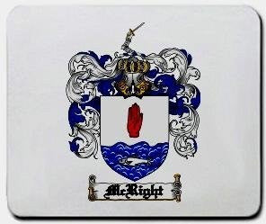 Mcright coat of arms mouse pad