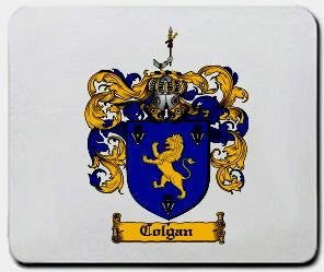 Colgan coat of arms mouse pad