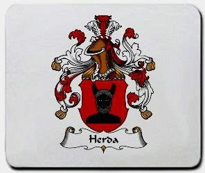 Herda coat of arms mouse pad