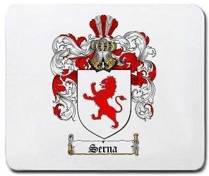 Serna coat of arms mouse pad