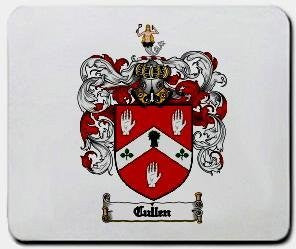 Cullen coat of arms mouse pad