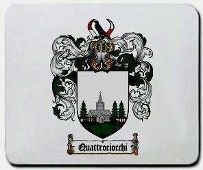 Quattrociocchi coat of arms mouse pad