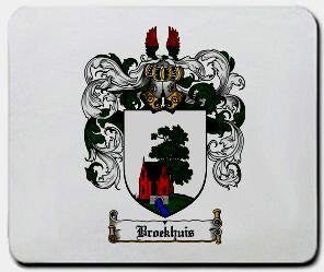 Broekhuis coat of arms mouse pad