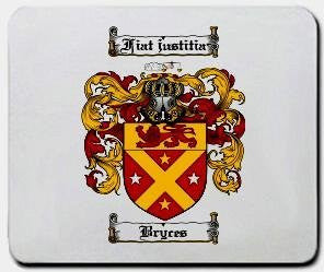 Bryces coat of arms mouse pad