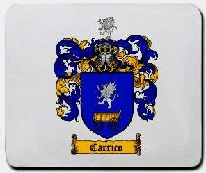 Carrico coat of arms mouse pad