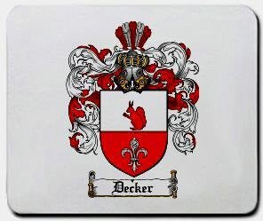 Decker coat of arms mouse pad