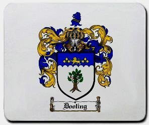 Dooling coat of arms mouse pad