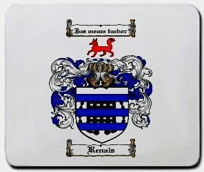 Renals coat of arms mouse pad