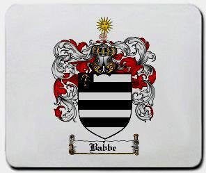 Babbe coat of arms mouse pad