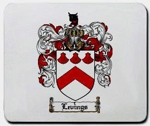 Levings coat of arms mouse pad