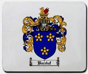 Barduf coat of arms mouse pad