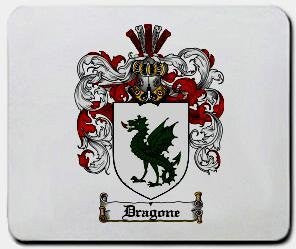 Dragone coat of arms mouse pad