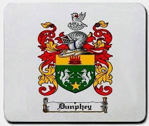 Dunphey coat of arms mouse pad