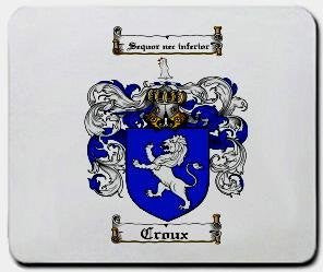 Croux coat of arms mouse pad