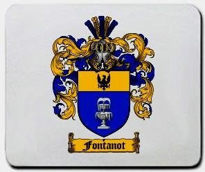 Fontanot coat of arms mouse pad