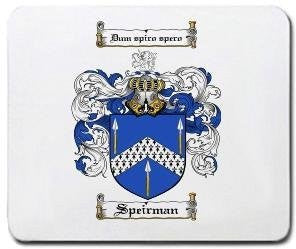 Speirman coat of arms mouse pad